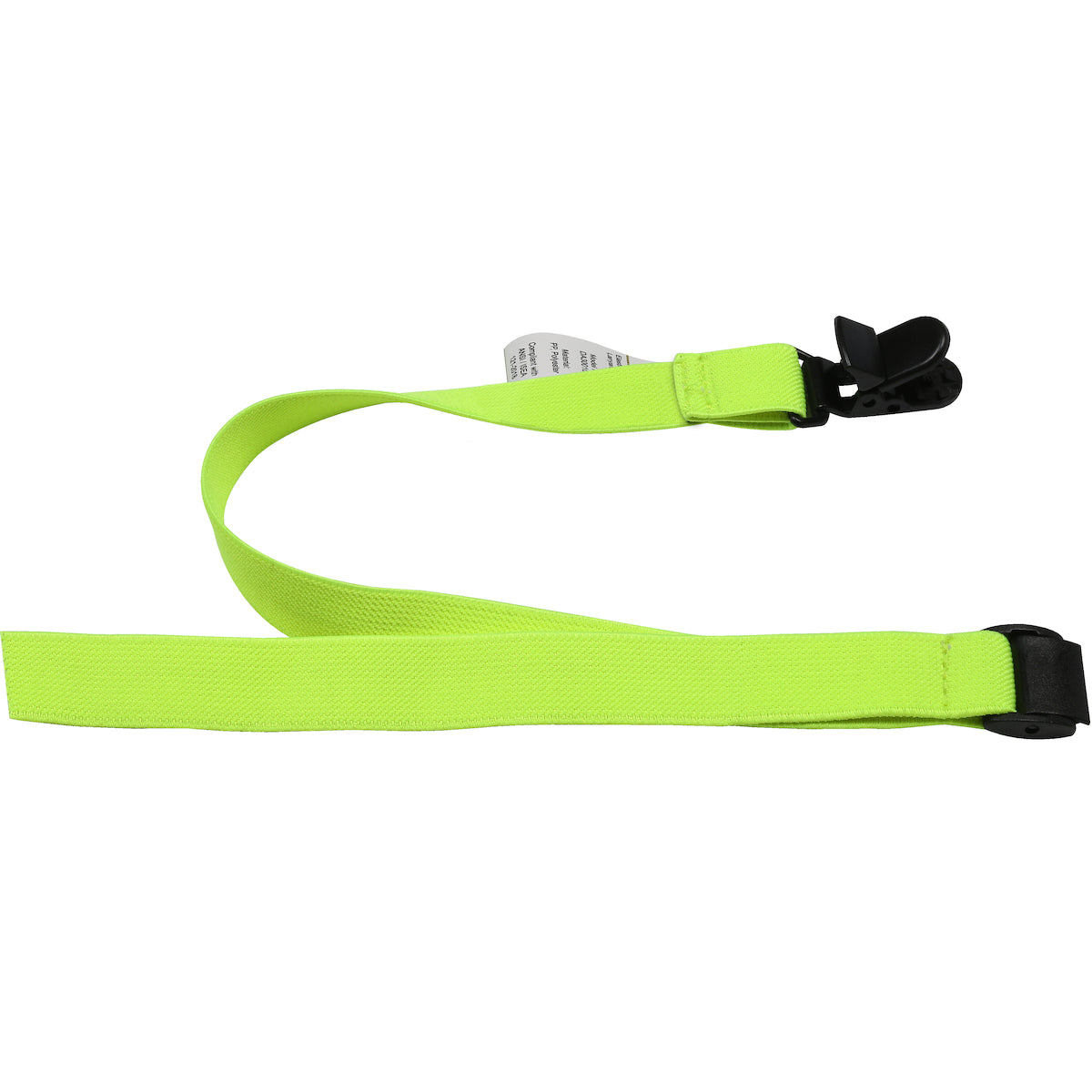 PIP 533-300101 Hard Hat Lanyard Elastic High-Stretch Lime