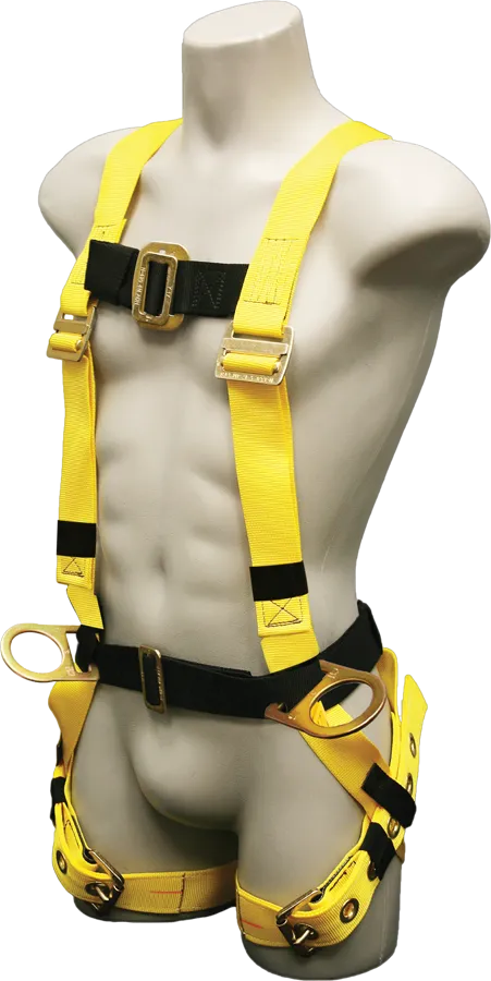 French Creek Full Body Harness Sewn Belt Hip D-Rings 550B