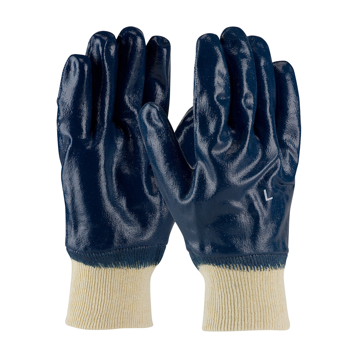 PIP 56-3152 Chemical Resistant Gloves Nitrile Smooth Finish Natural