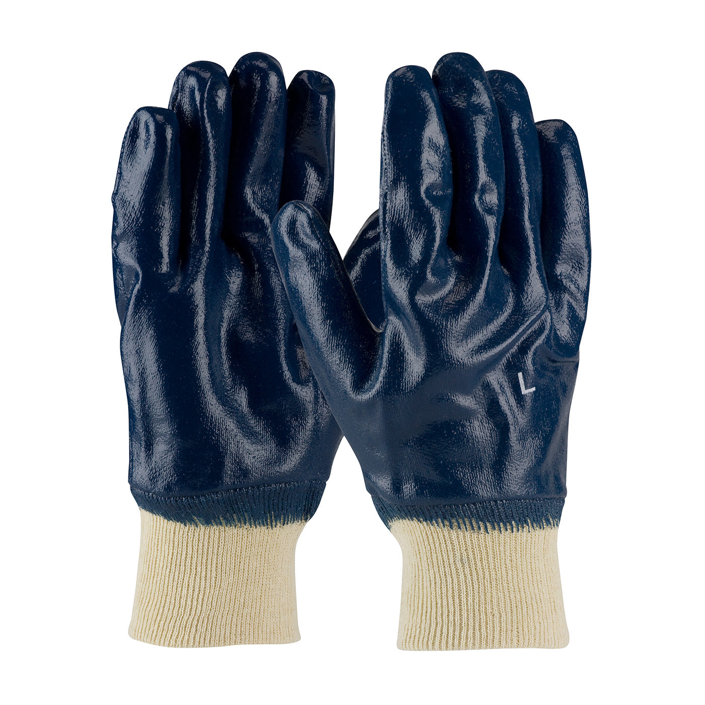 PIP 56-3152 Chemical Resistant Gloves Nitrile Smooth Finish Natural