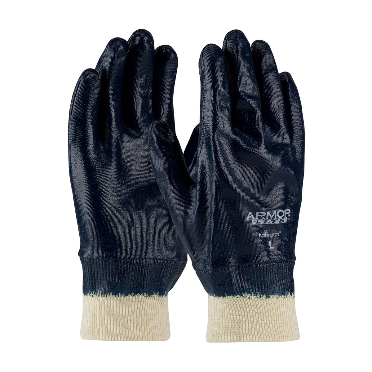 ArmorLite 56-3171 Chemical Resistant Gloves Nitrile Textured Finish Natural