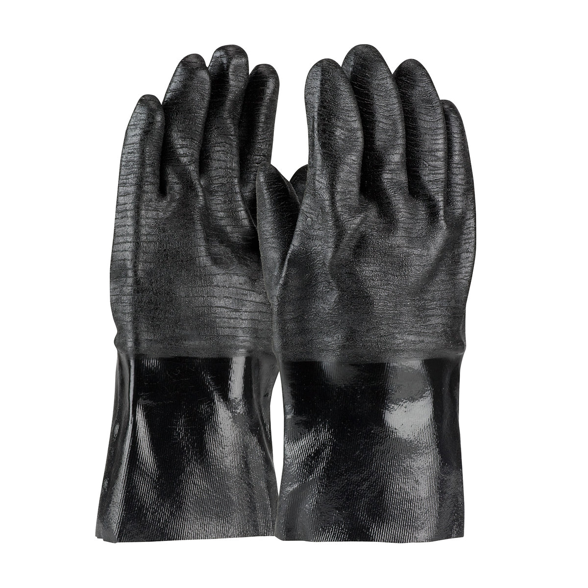 PIP 57-8630R Chemical Resistant Gloves Neoprene Rough Finish Black