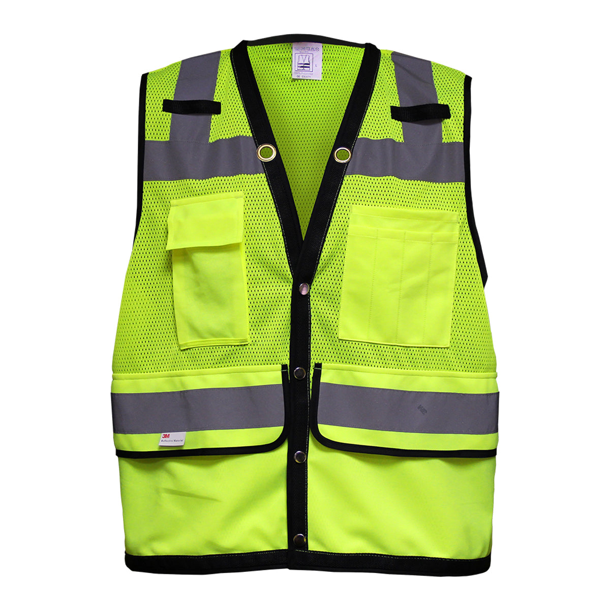 Reflective Apparel 587ET Hi-Vis Safety Vest Mesh Yellow
