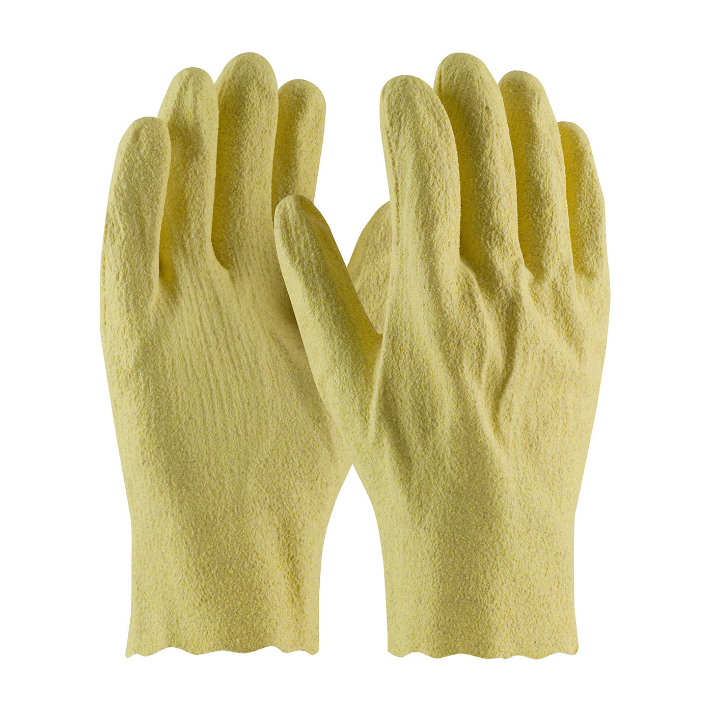 PIP 59-2515 Chemical Resistant Gloves Vinyl Coated Liquid-Resistant Yellow