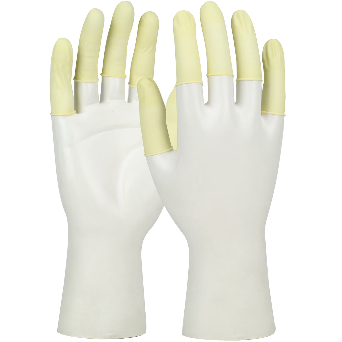 QRP 5J Cleanroom Finger Cots Latex Powder-Free Natural