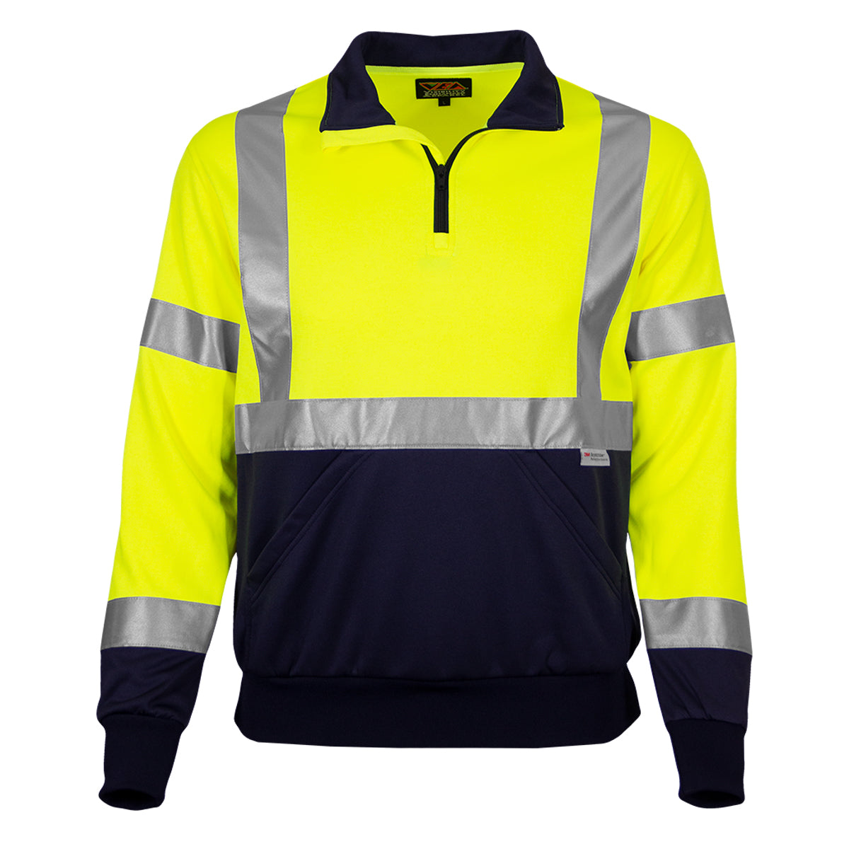 Reflective Apparel 605GT Hi-Vis Insulated Jacket Polyester ANSI Class 3 Yellow/Navy