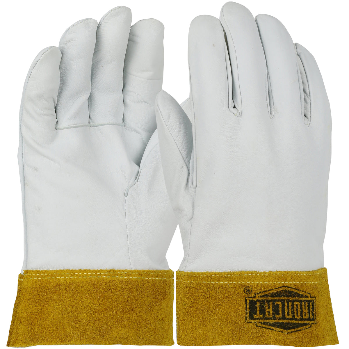 Ironcat 6140 TIG Welder's Gloves Kidskin Leather Kevlar Natural