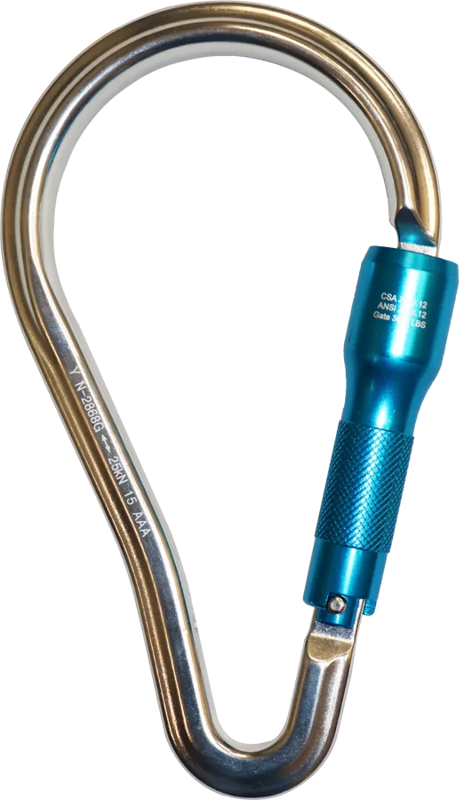 French Creek 62A Aluminum Twist-Lock Carabiner