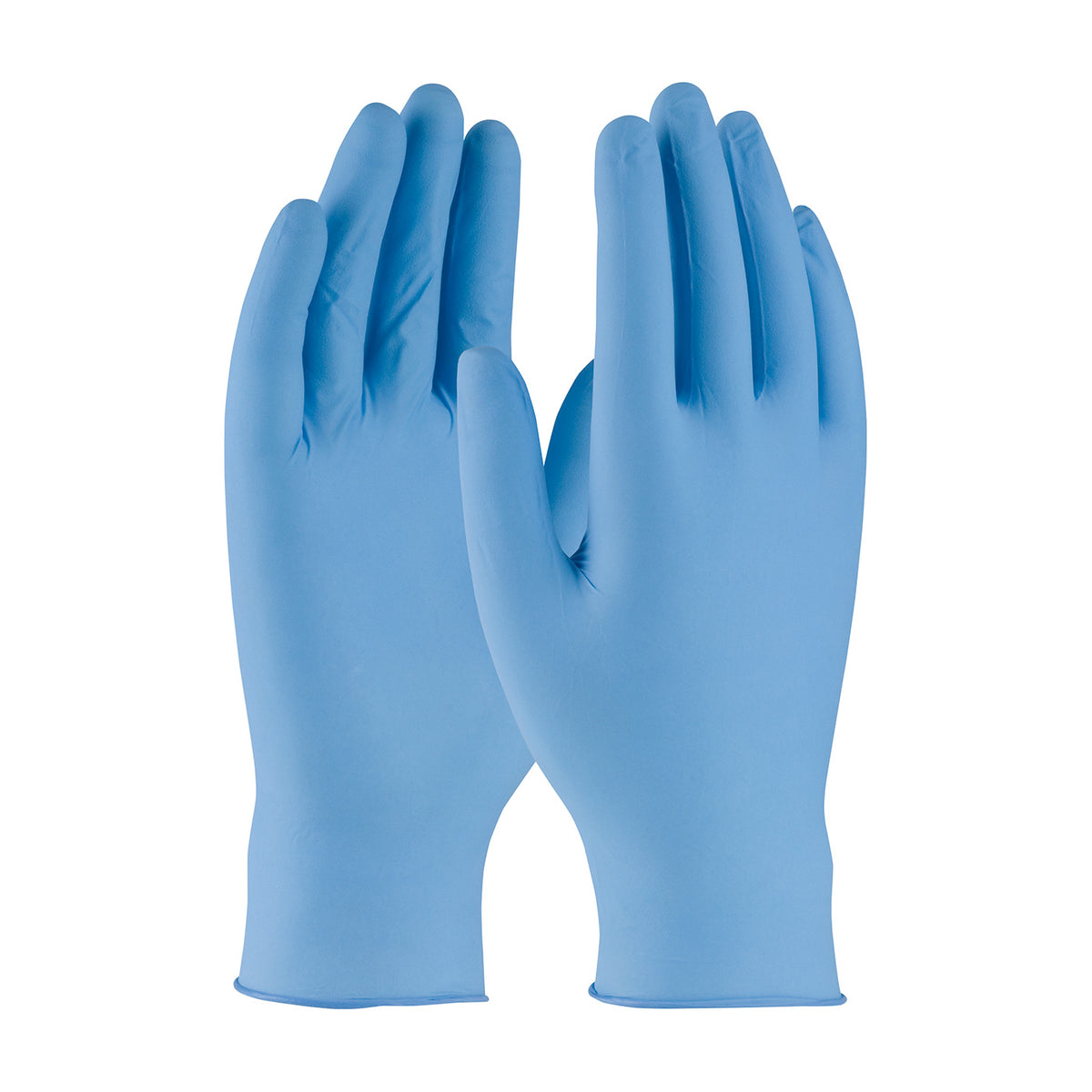 Ambi-dex 63-332 Disposable Nitrile Gloves Powdered Textured Blue