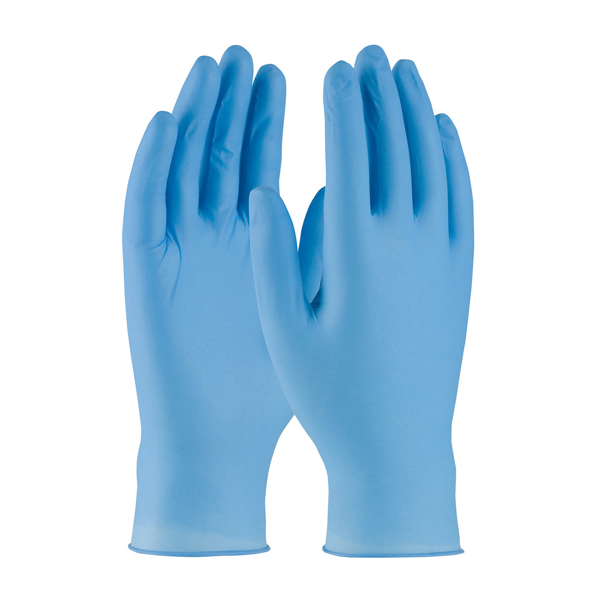 Ambi-dex 63-336PF Disposable Nitrile Gloves Powder-Free Textured Blue