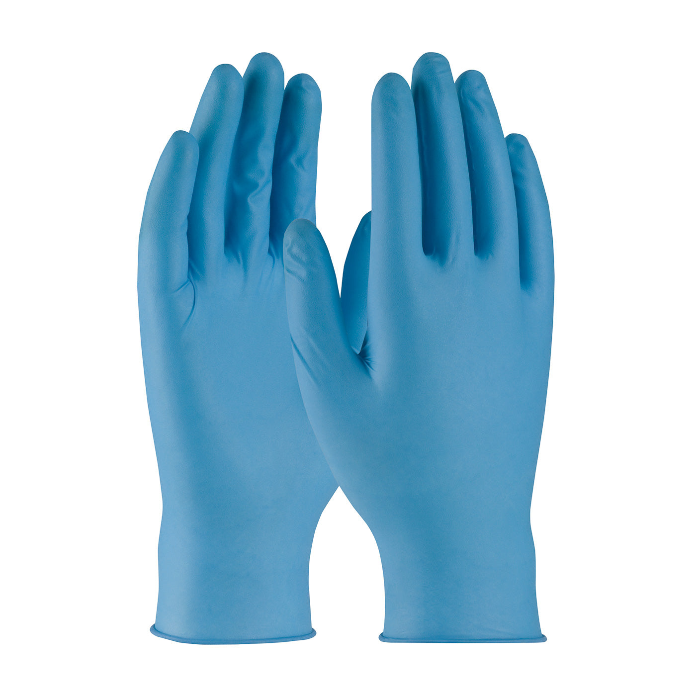 Ambi-dex 63-338PF Disposable Nitrile Gloves Powder-Free Textured Blue
