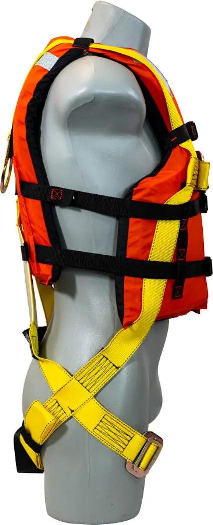 French Creek Full Body Harness with PFD Single Dorsal D-Ring 631LJ