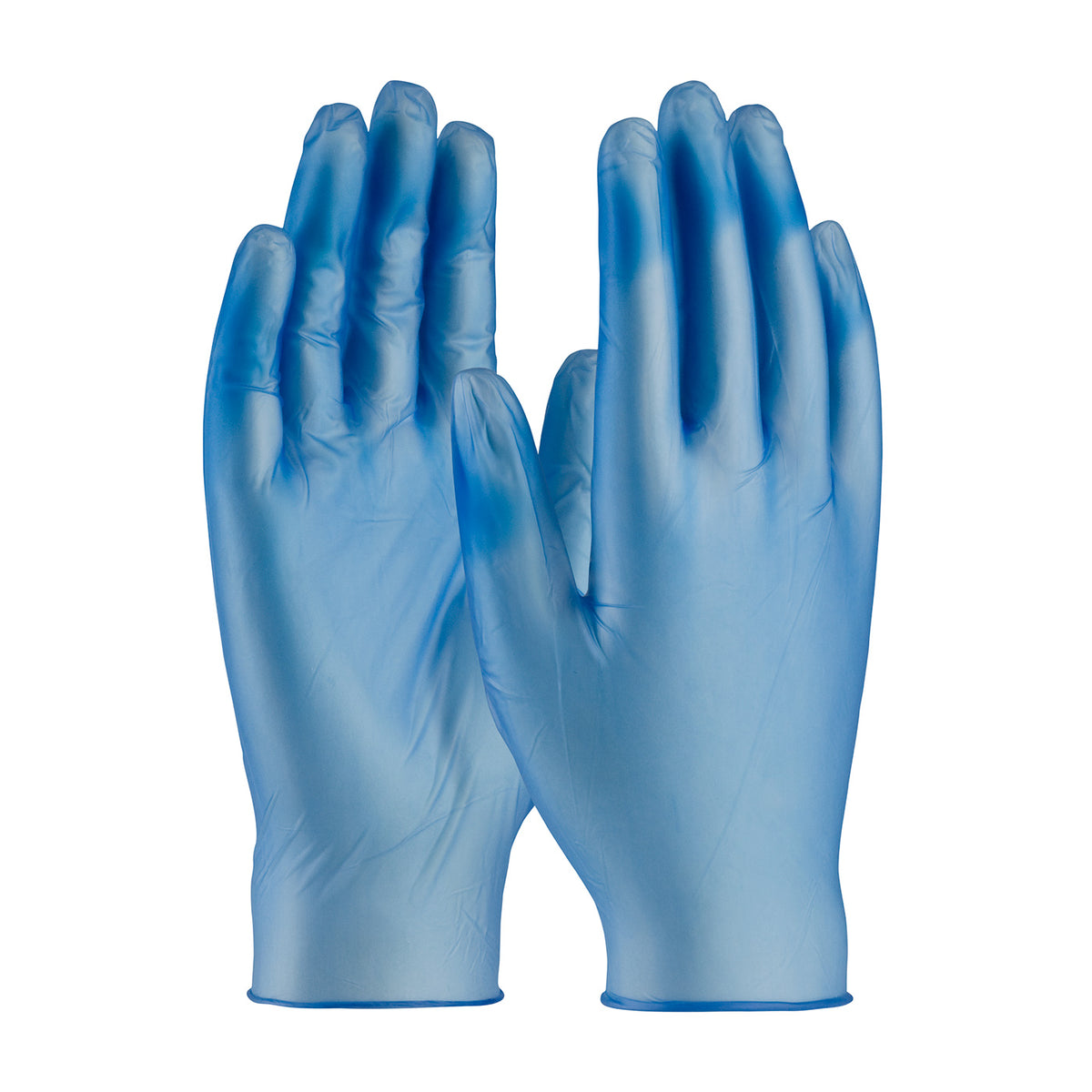 Ambi-dex 64-V77BPF Disposable Vinyl Gloves Powder Free Blue