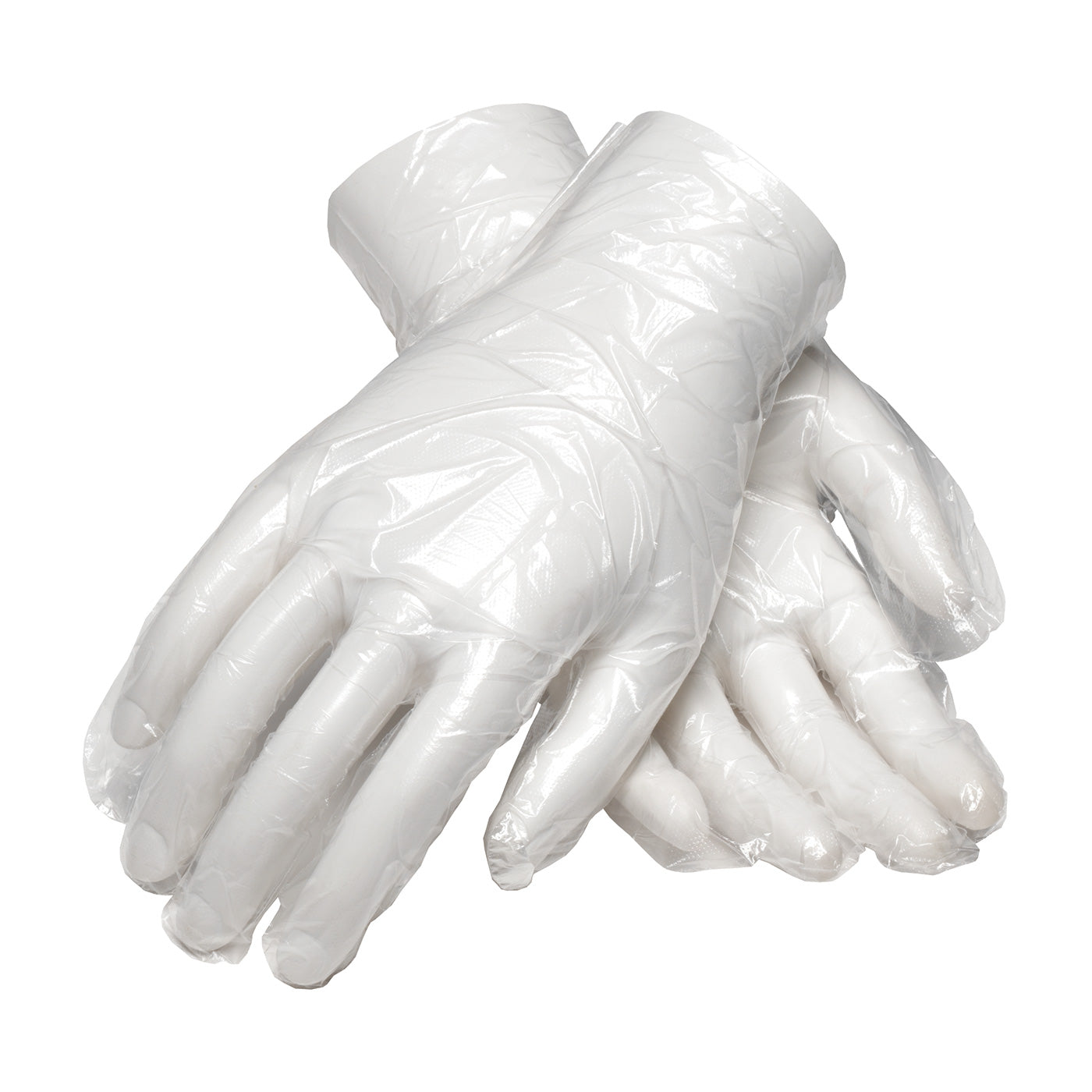 Ambi-dex 65-544 Disposable Gloves Polyethylene Embossed Grip Clear