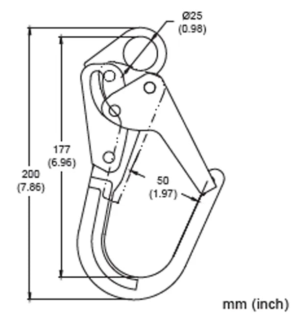 French Creek Rebar Snaphook Steel Locking 1-3/4" Gate 69