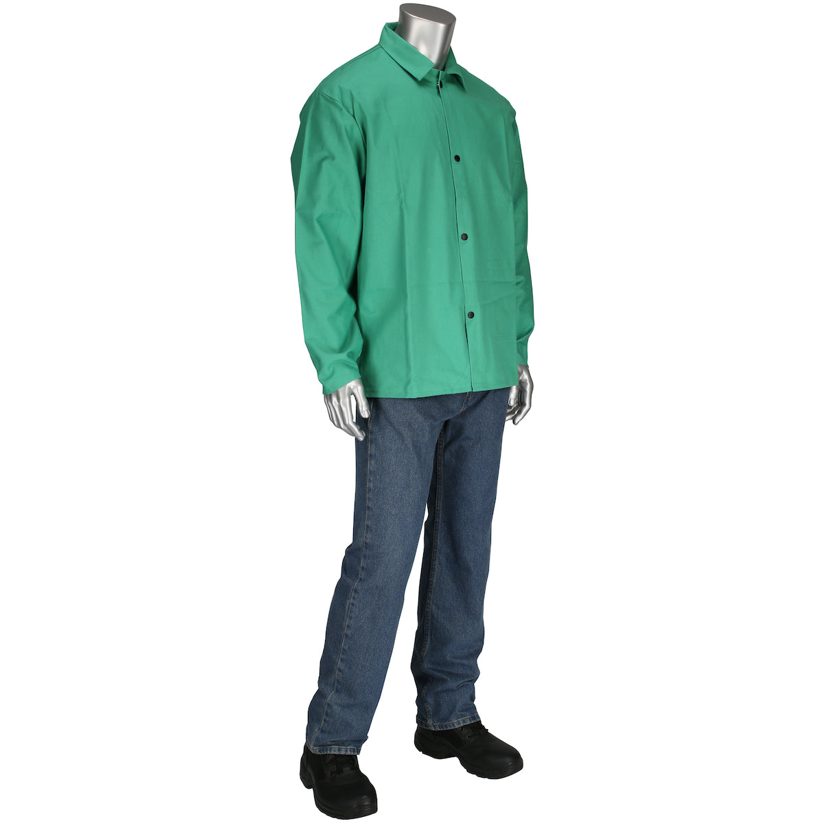 Ironcat 7040 FR Welding Jacket Cotton 30" Green