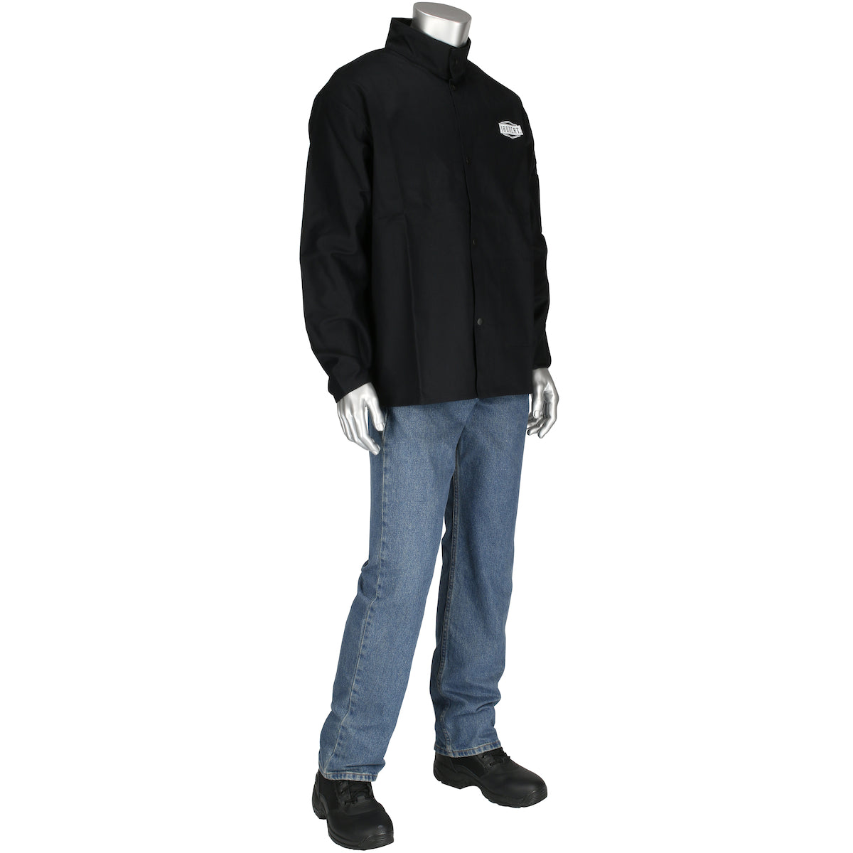 Ironcat 7050 Welding Jacket FR Treated Cotton Sateen Black