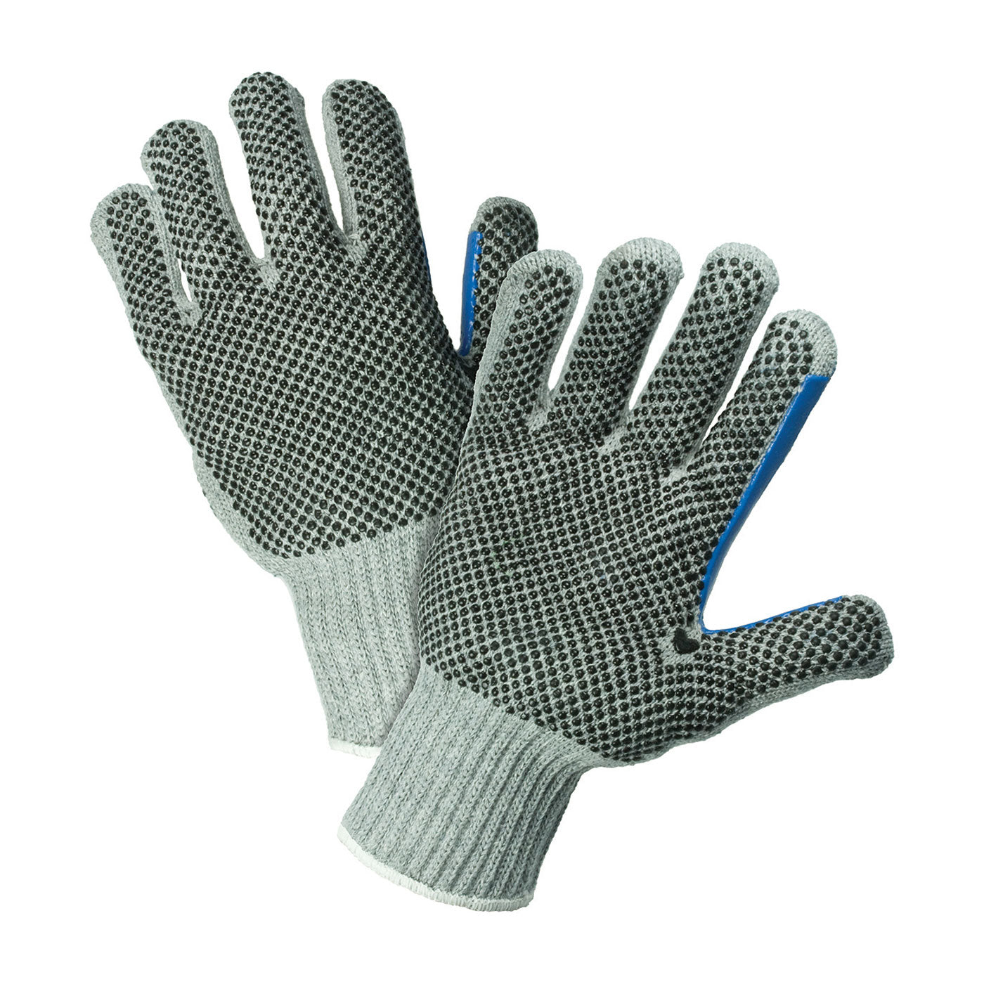 PIP 712SKBSGT Coated Work Gloves Cotton/Polyester PVC Gray