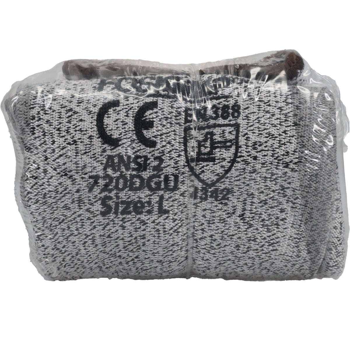 G-Tek 720DGUV Cut Resistant Gloves PolyKor PU Coated Salt & Pepper