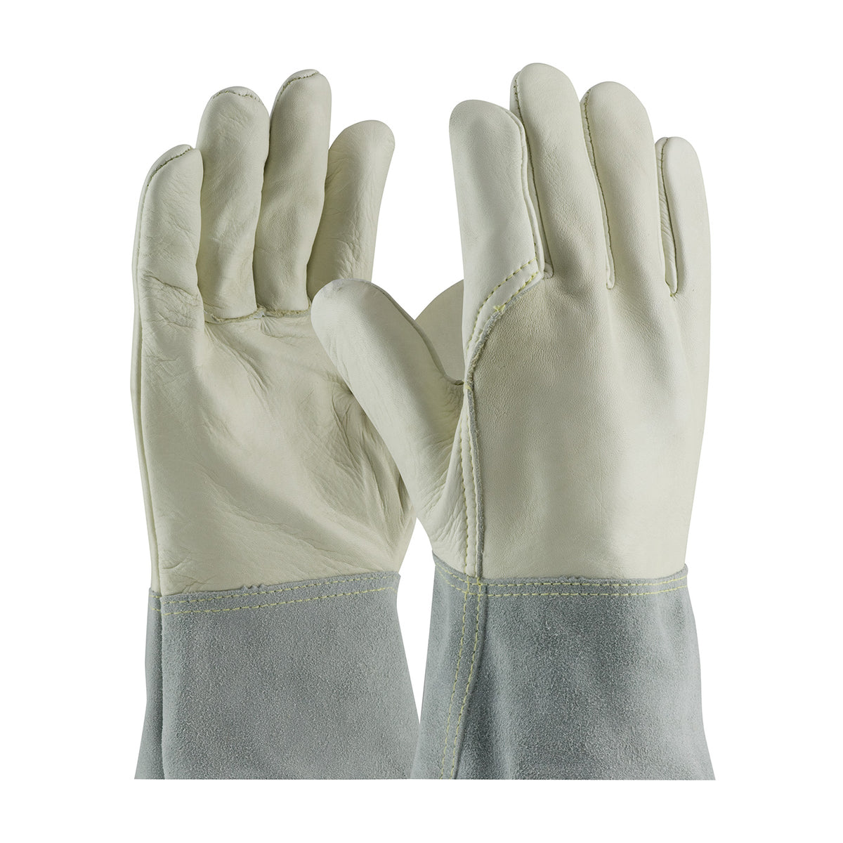 PIP 75-2022 Welding Gloves Cowhide Kevlar Natural