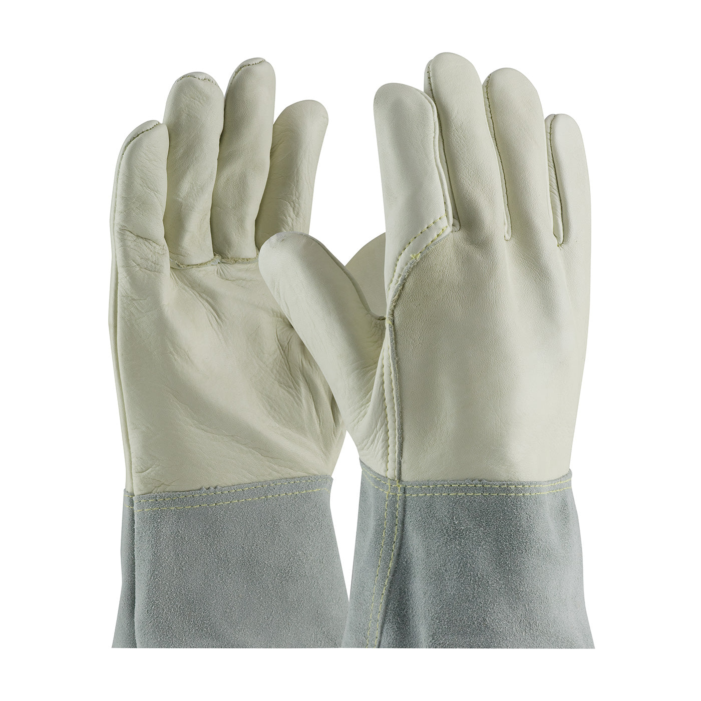 PIP 75-2022 Welding Gloves Cowhide Kevlar Natural