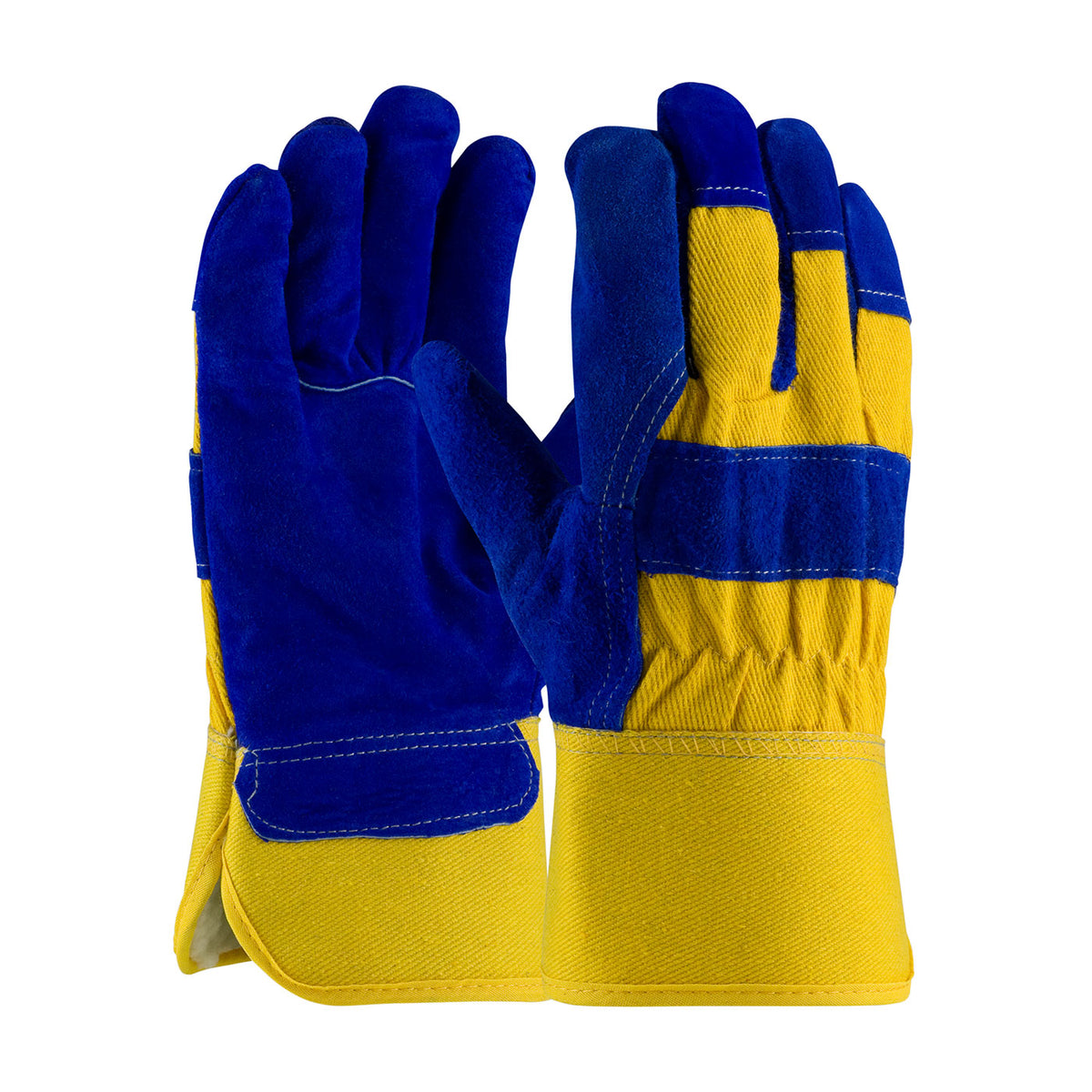 PIP 78-7863B Cold Protection Gloves Cowhide Leather Fleece Yellow