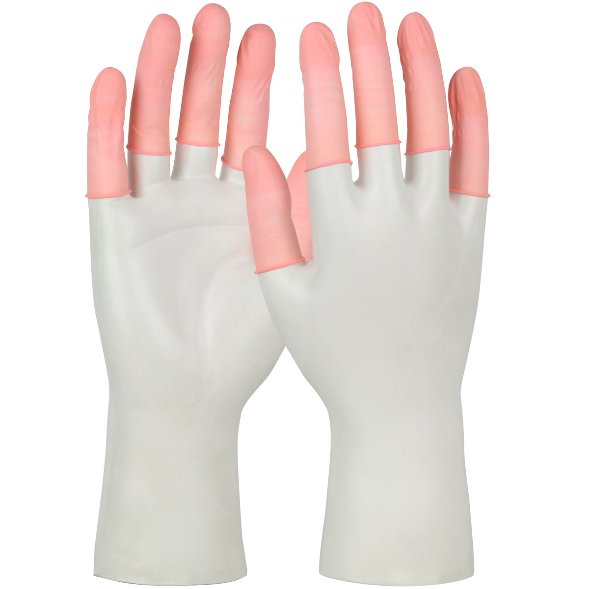 QRP 7C Anti-Static Latex Finger Cots ISO 5 Pink