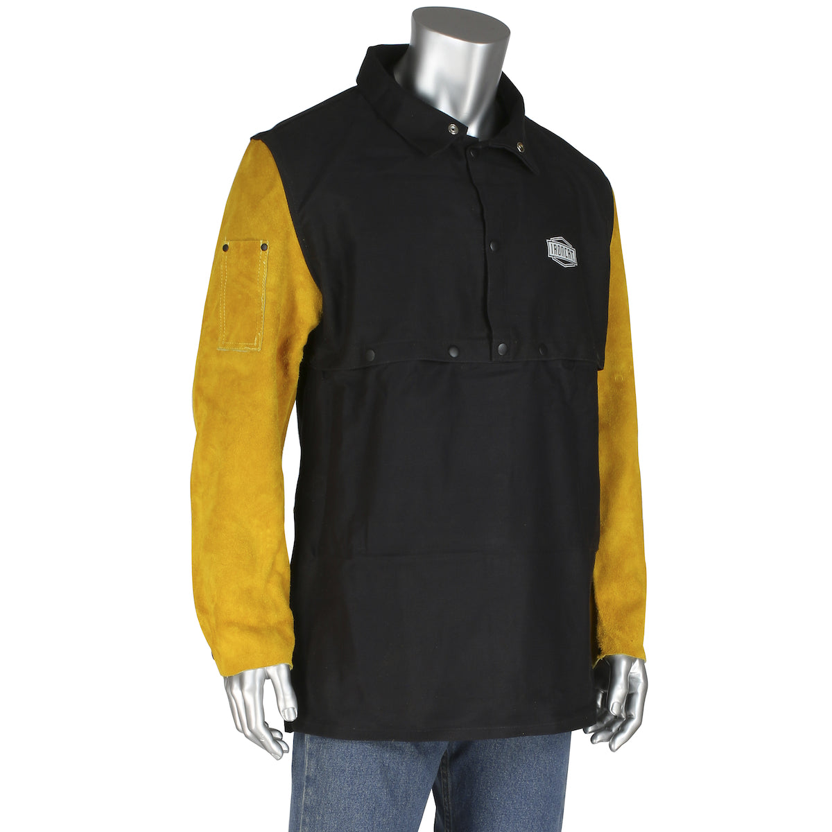 Ironcat 8051 FR Welding Clothing Cotton/Leather Black