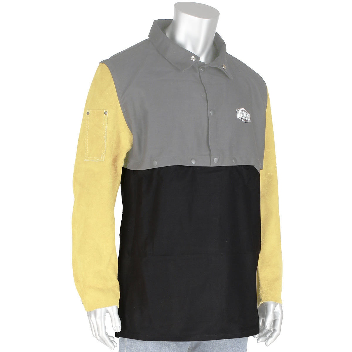 Ironcat 8052 FR Bib Apron Cotton Dark Brown