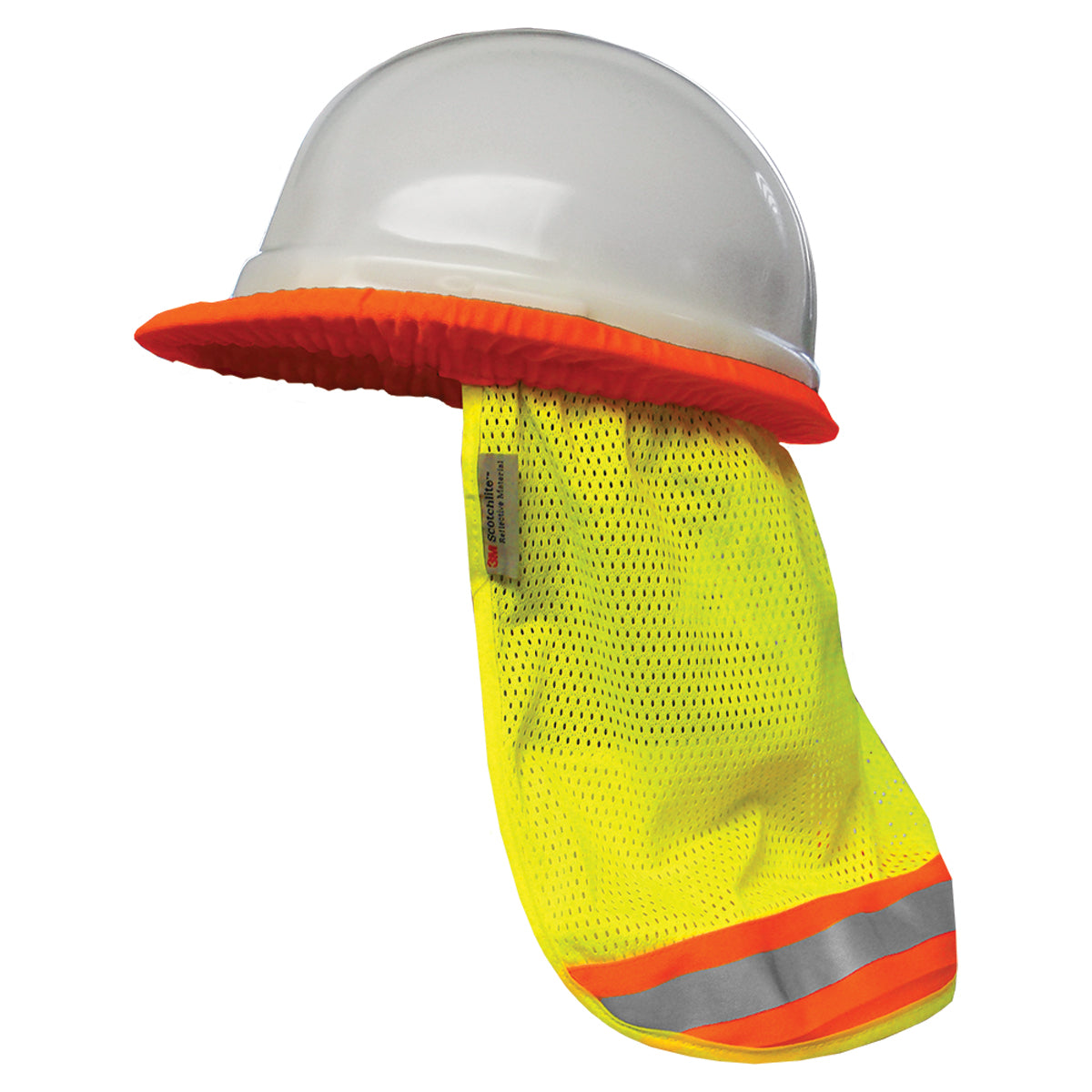 Reflective Apparel 809ST Hi-Vis Hard Hat Visor Neck Shade Yellow