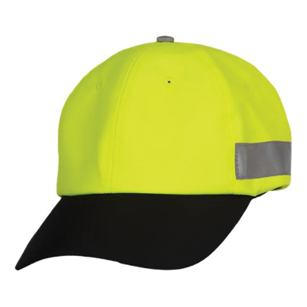 Reflective Apparel 813ST Hi-Vis Baseball Hat Polyester Adjustable Hi-Vis Yellow/Black