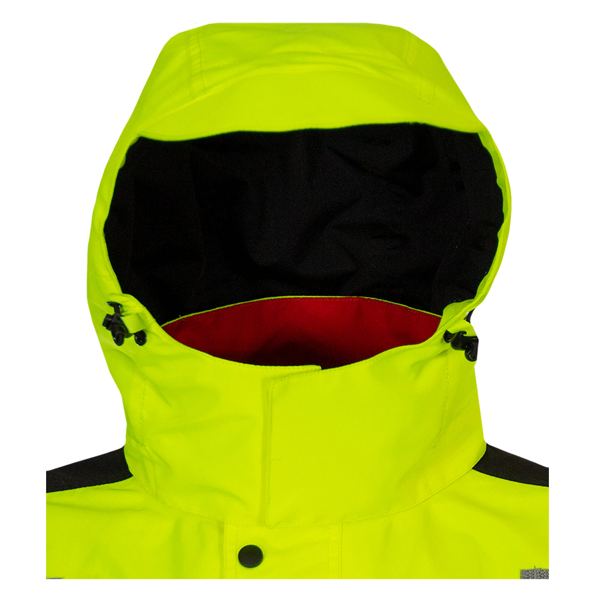 PIP 821NT Hi-Vis Hood Contoured Bill Poly 200D ANSI107 Hi-Vis Yellow