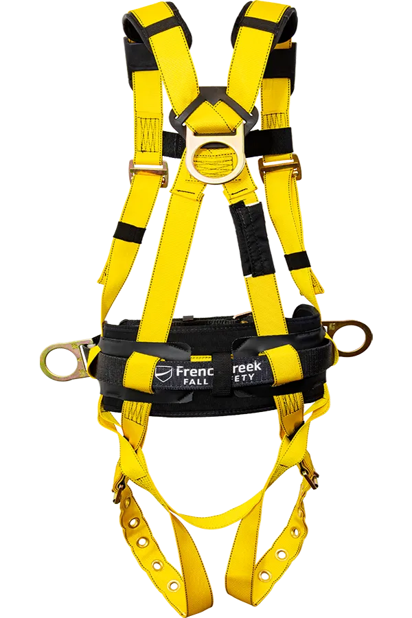 French Creek Full Body Harness with Hip D-Rings, Tongue Buckle Legs, Model 850AB