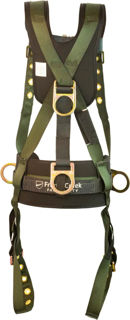 French Creek Full Body Harness Comfort Mesh 8549BPPC-TB-400R-GRN