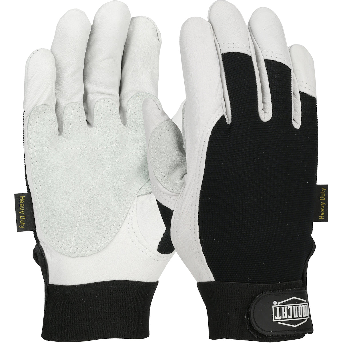 Ironcat 86550 Welding Gloves Goatskin Reinforced Palm Natural