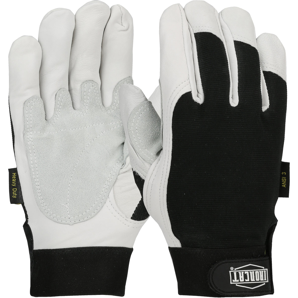 Ironcat 86552 Welding Gloves Goatskin Kevlar Lining Natural