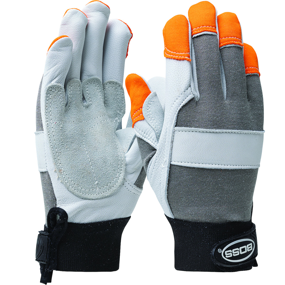 Boss 86565 High Performance Gloves Goatskin FR Nomex Gray