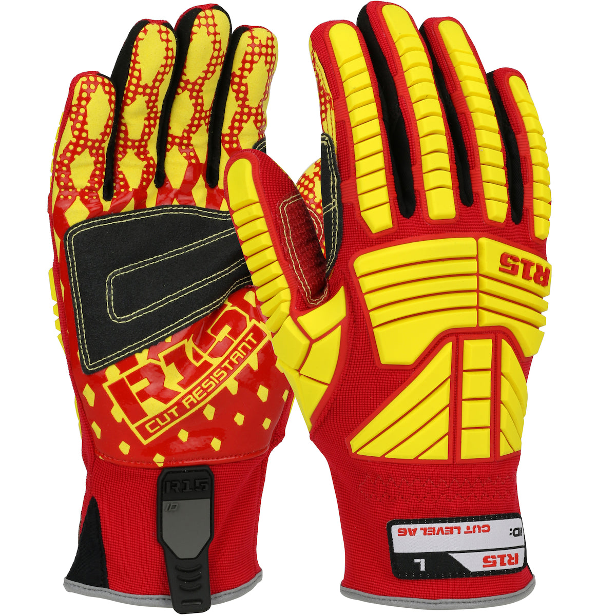 PIP 87015 Hi Performance Glove Synthetic Leather TPR Impact Red