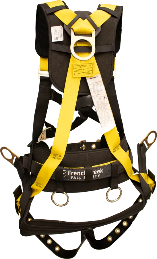 French Creek Full Body Tower Climbing Harness Suspension Saddle - Model 887PBT