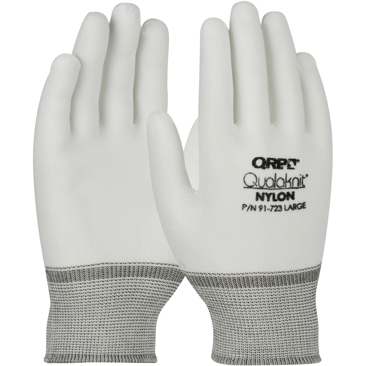QRP 91-7 Cleanroom Gloves White Nylon Seamless Knit