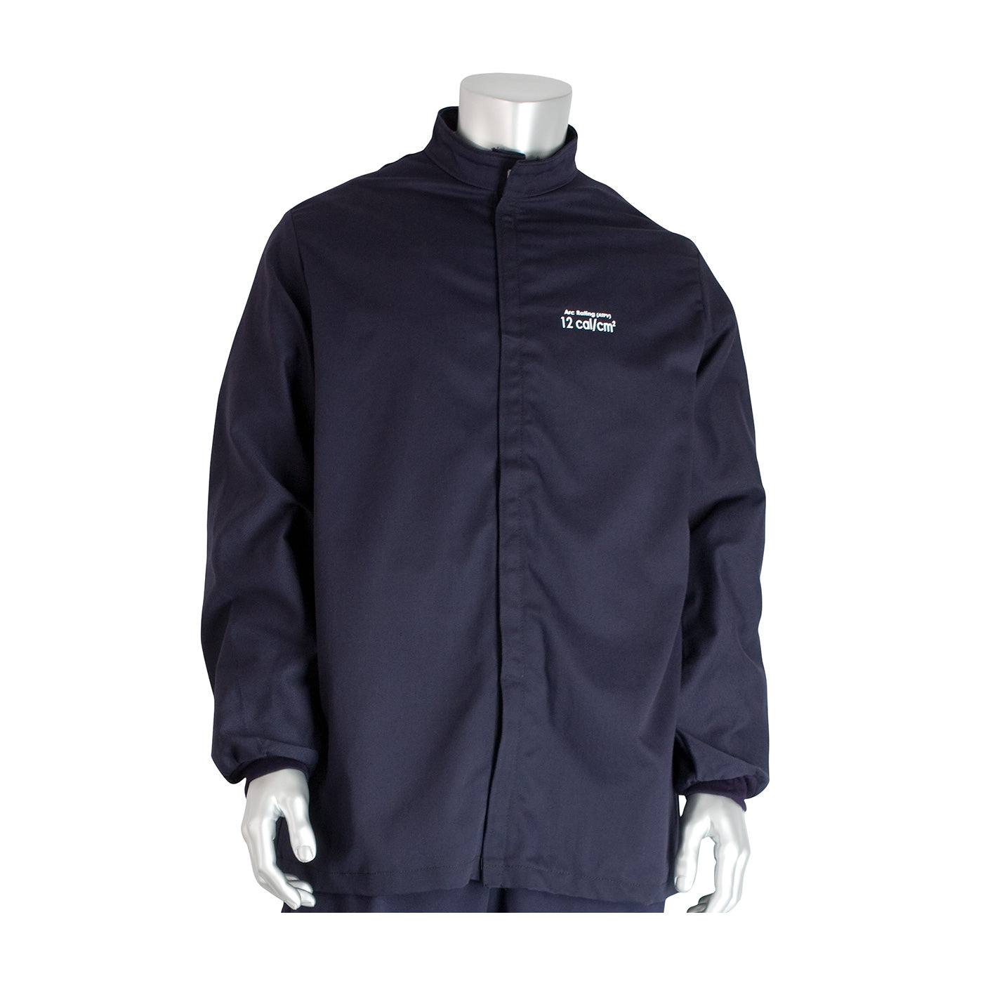 PIP 9100-21782 Arc Flash Jacket FR Cotton 12 Cal/cm2 Navy