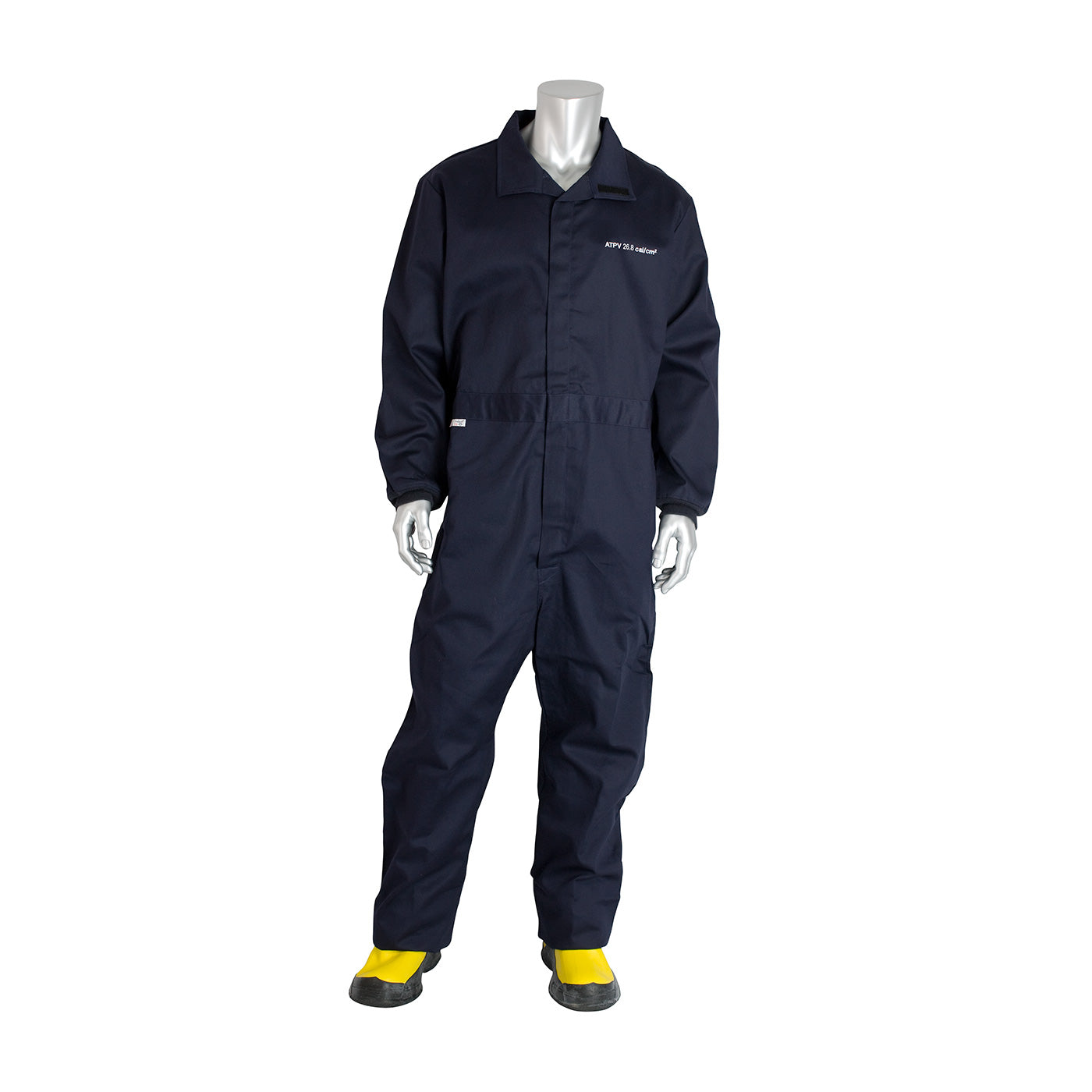 PIP 9100-52772 Arc Flash Coverall Aramid 25 Cal/cm2 Navy
