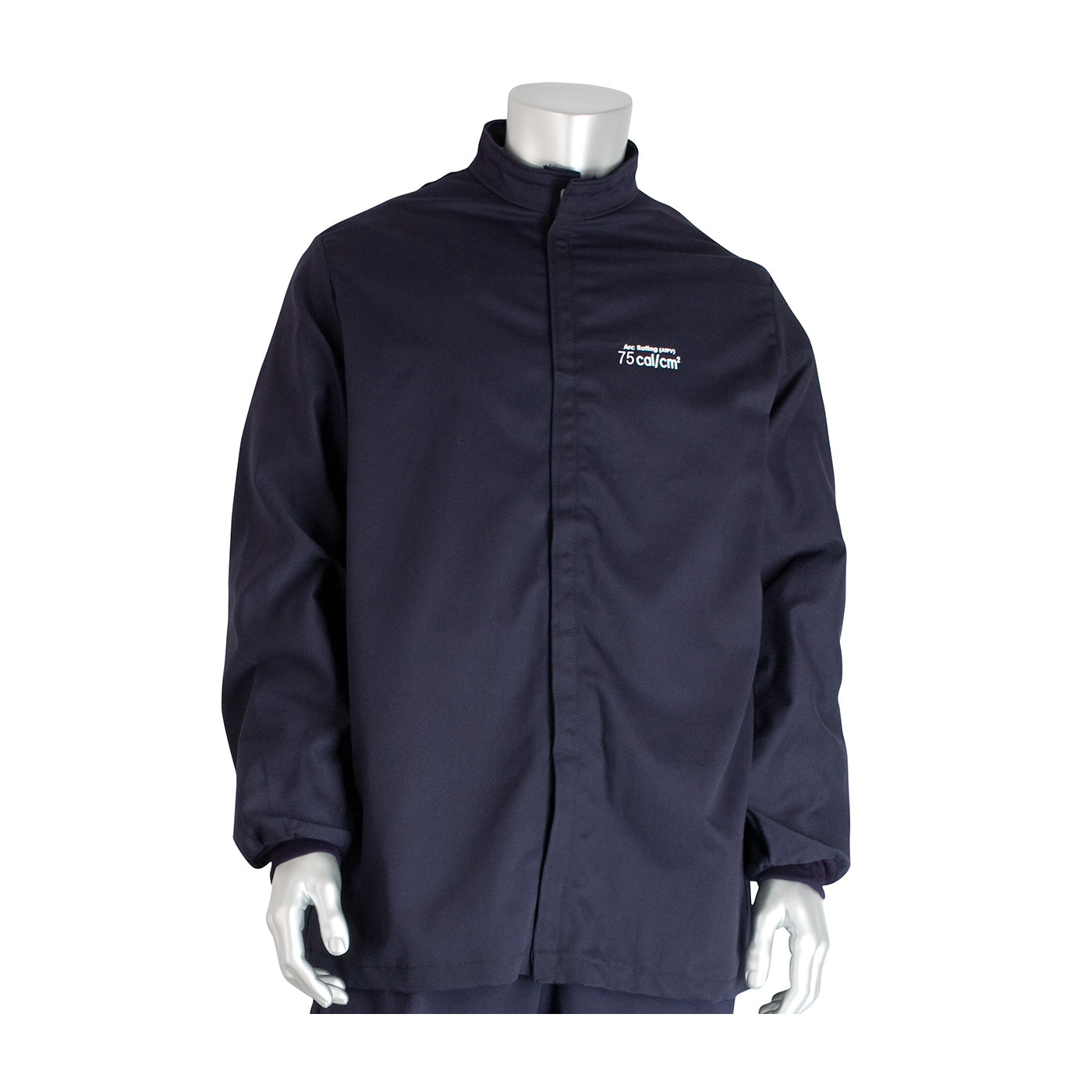 PIP 9100-75000 Arc Flash Jacket FR Cotton/Nylon Navy