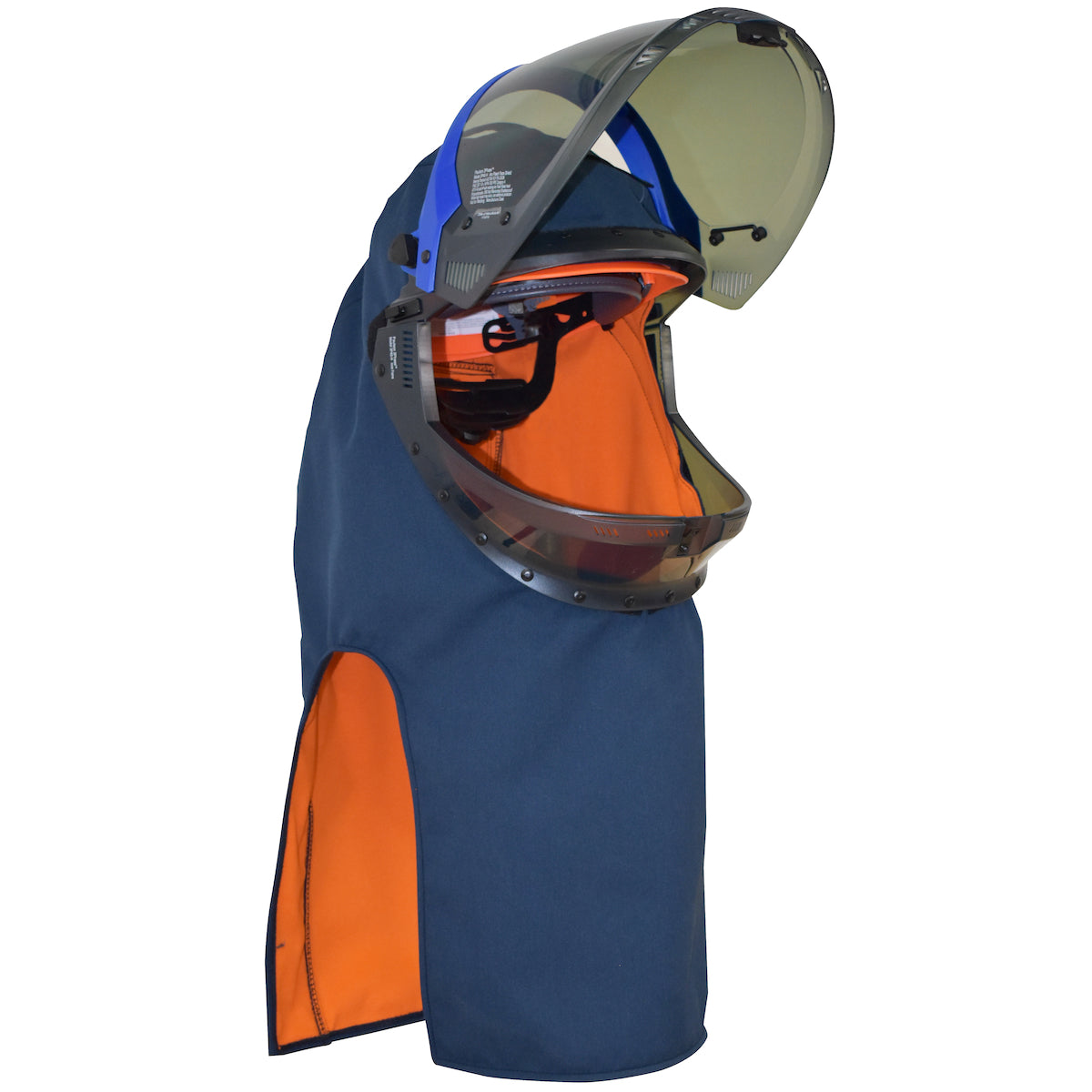 PIP 9150-53850 40 Cal/cm2 Lift Front Arc Flash Hood Navy