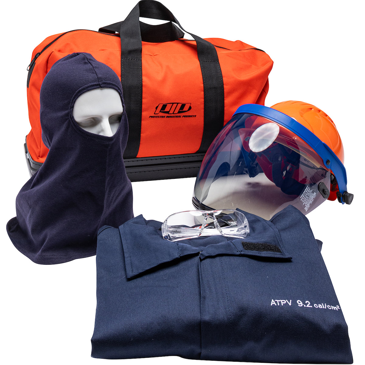 PIP 9150-5388ET Arc Flash Protection Kit 8 Cal/cm2 Dual Certified Navy