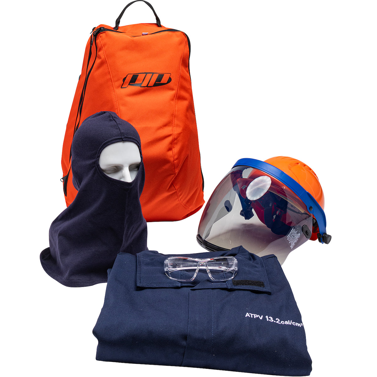 PIP 9150-5488EBT Arc Flash Protection Kit 12 Cal/cm2 Dual Certified Navy