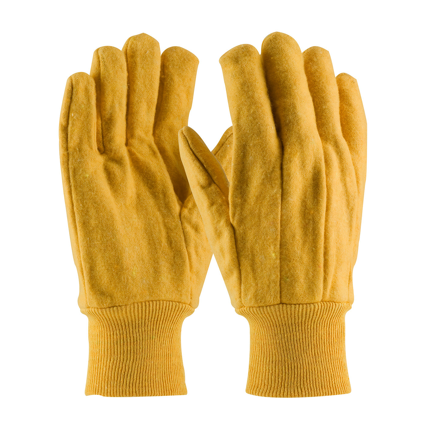 PIP 93-568 Fabric Work Gloves Cotton Nap-Out Finish Gold