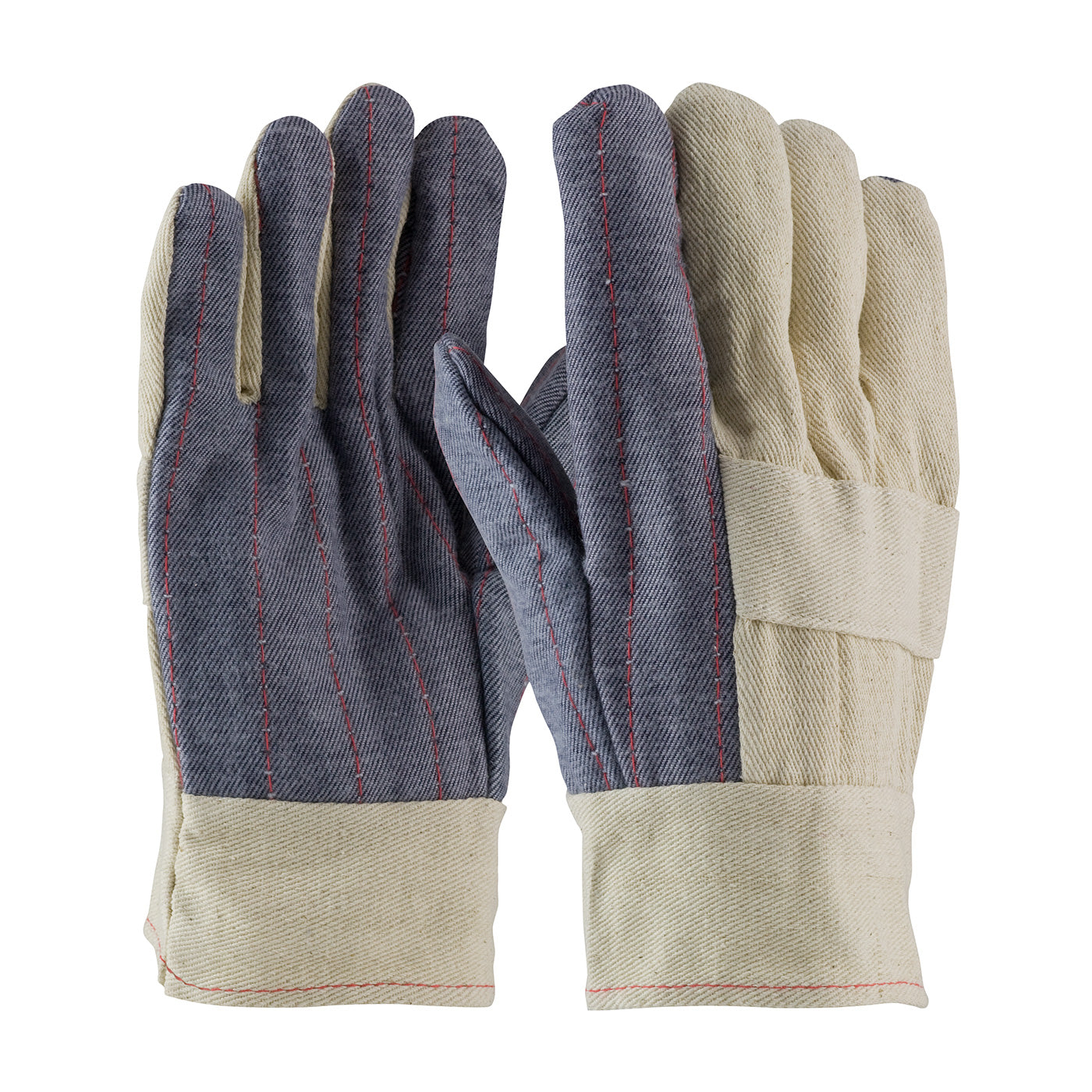 PIP 94-934 Heat Resistant Gloves Cotton Canvas Denim Natural