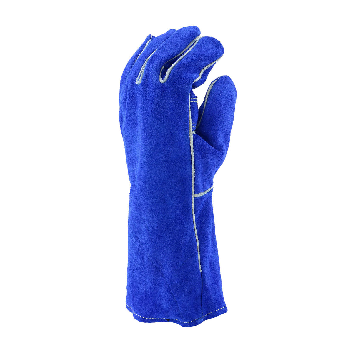Ironcat 945LHO Welding Gloves Split Cowhide Leather Cotton Blue