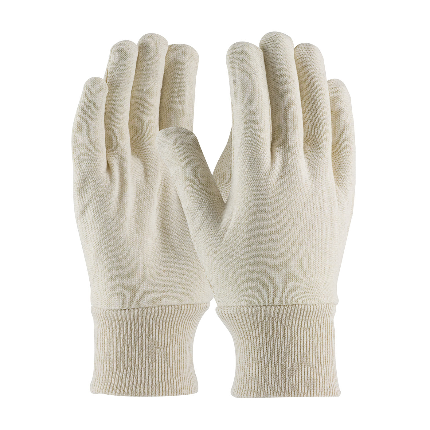 PIP KJ55I Fabric Work Gloves Cotton Reversible Economy Weight Natural